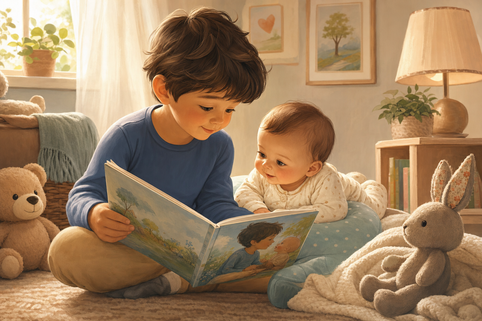 L'arrivo di un fratellino: come un libro aiuta la transizione
