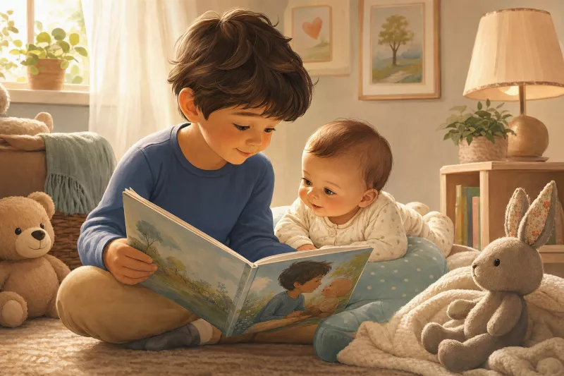 L'arrivo di un fratellino: come un libro aiuta la transizione