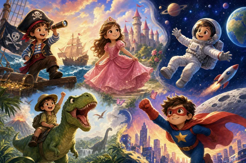 Temi popolari nei libri per bambini: dai pirati alle principesse
