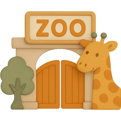 Libro per bambini personalizzato sull’avventura allo zoo