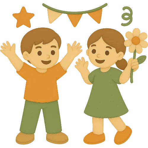 Libro personalizzato per bambini sulla Giornata dei bambini magica