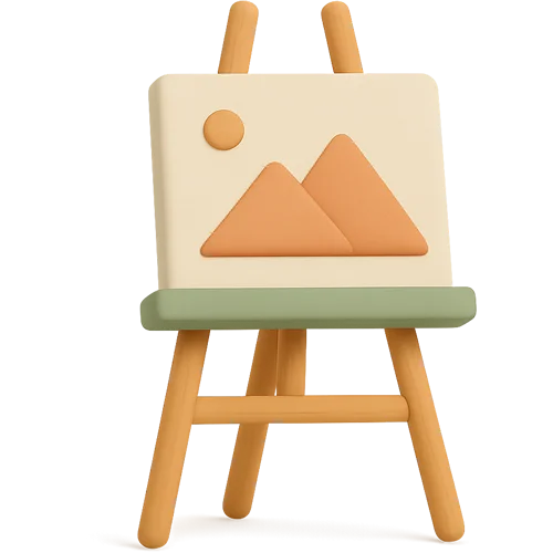 Il libro per bambini personalizzato sull'arte di dipingere