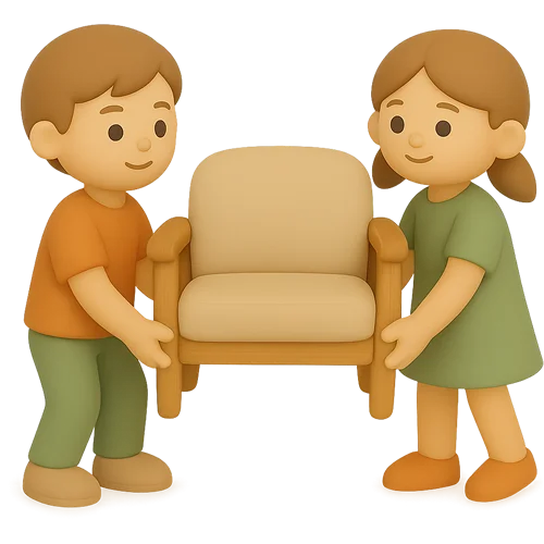 Libro per bambini personalizzato sull'avventura del trasloco