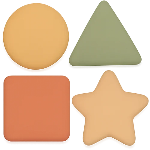 Libro per bambini personalizzato sulle forme e colori