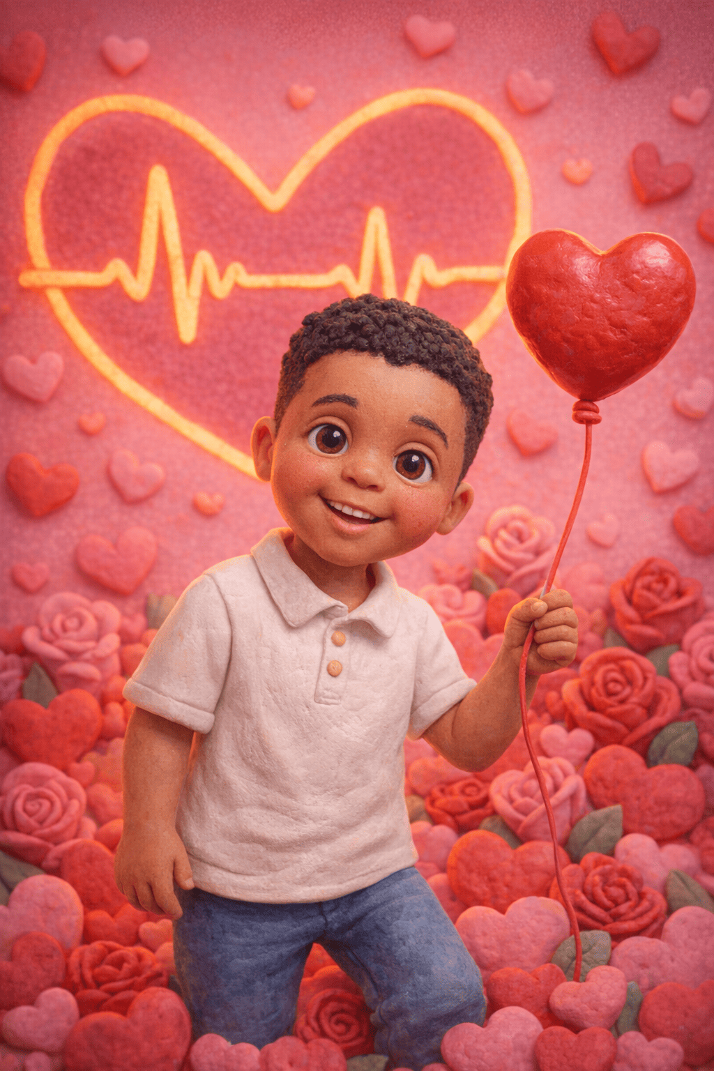 Illustrazione per Battito cardiaco a san valentino