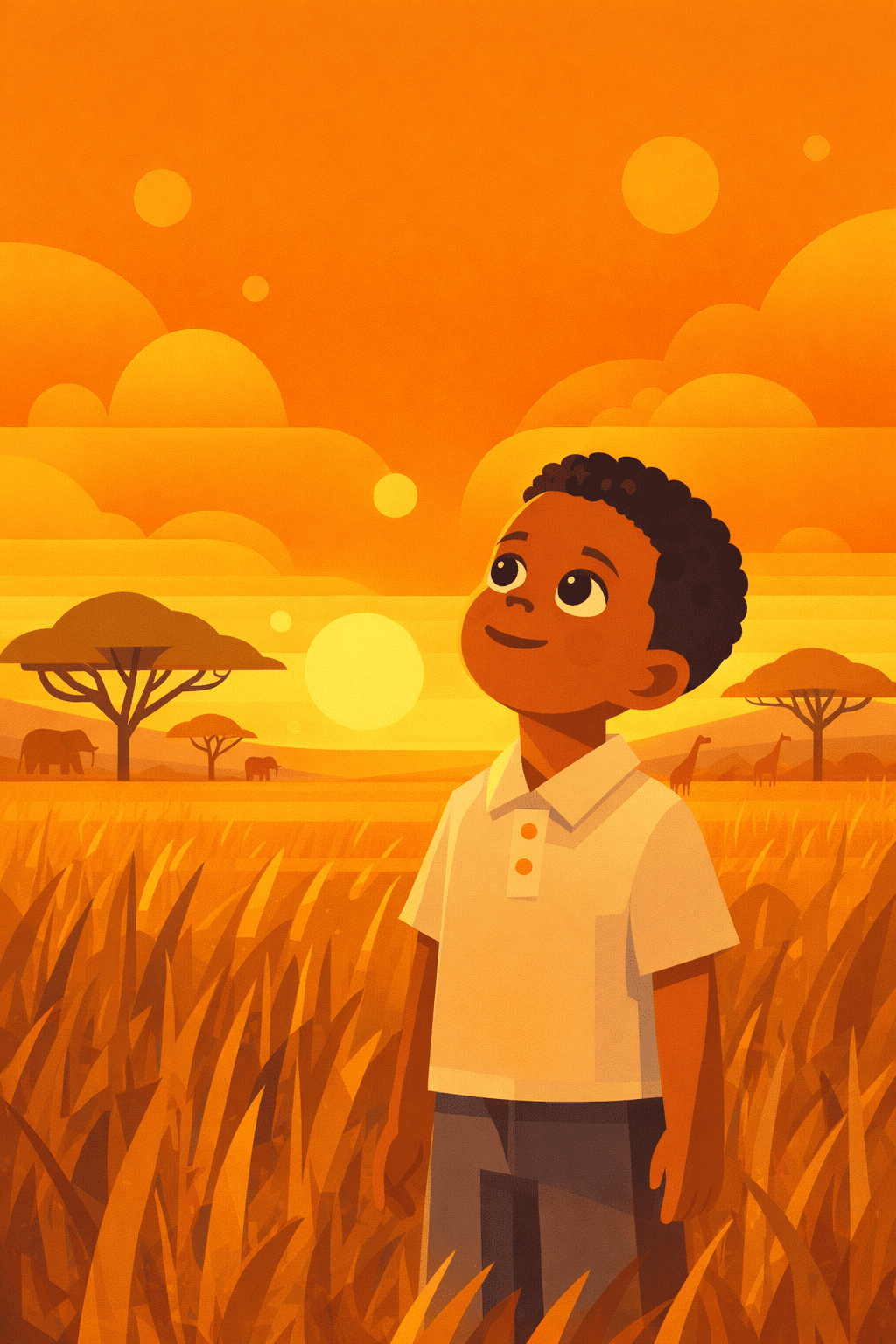 Sotto il cielo della savana dorata