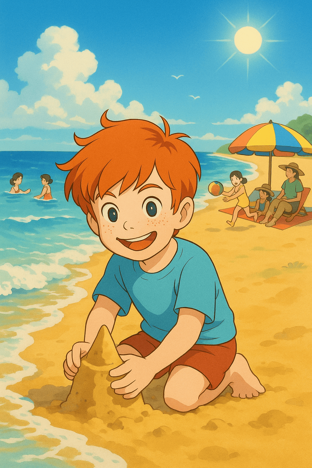 Sole   mare   avventure in famiglia