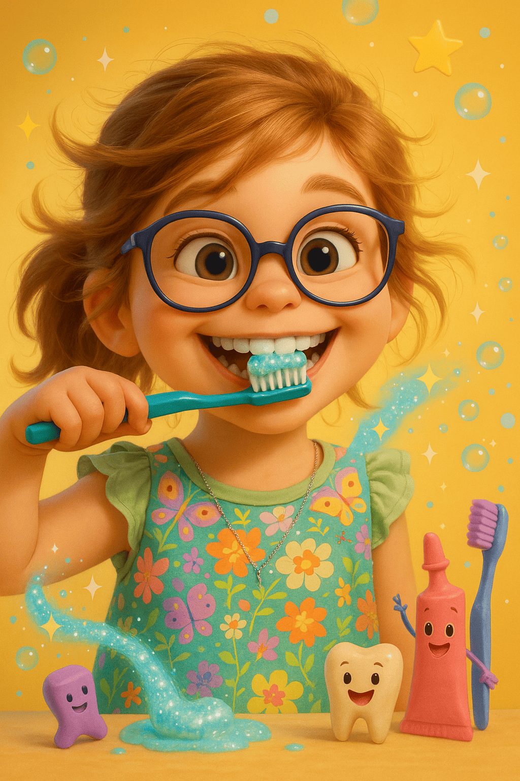 Sorrisi raggiante   avventure di spazzolino