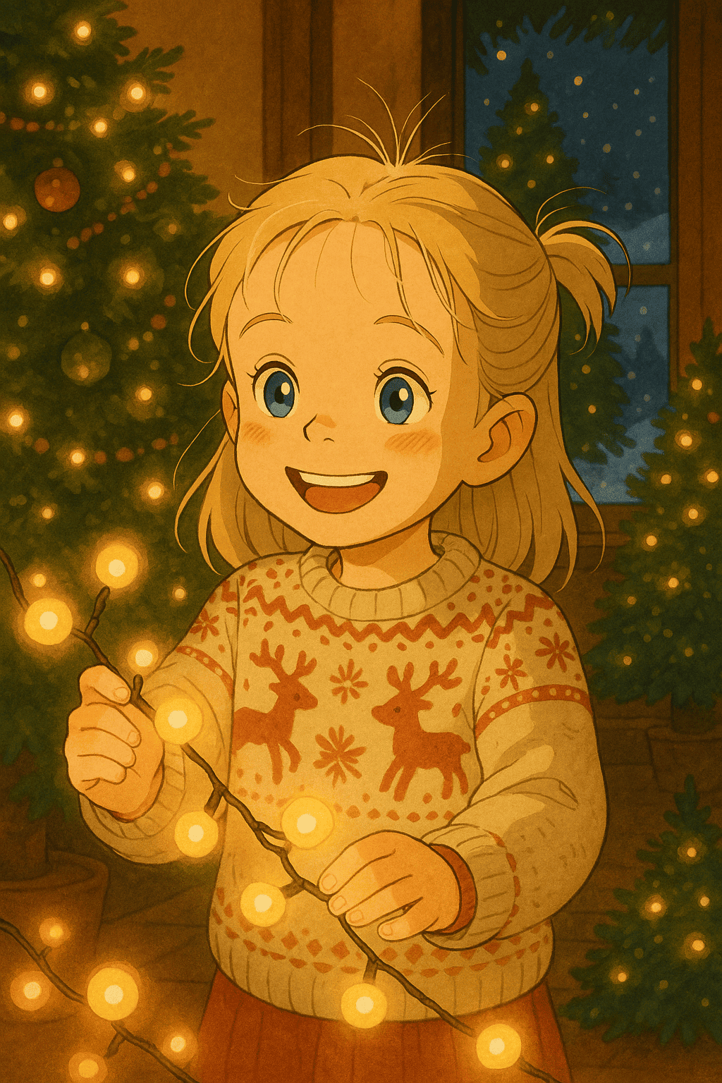 Luci di natale e profumi di cannella