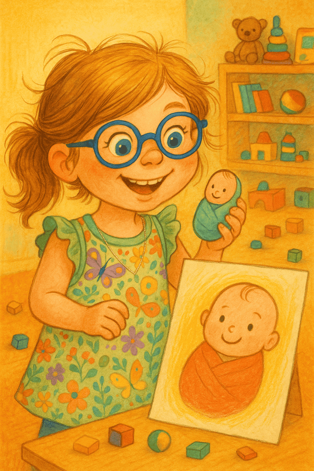 Illustrazione per Un fratellino per bas