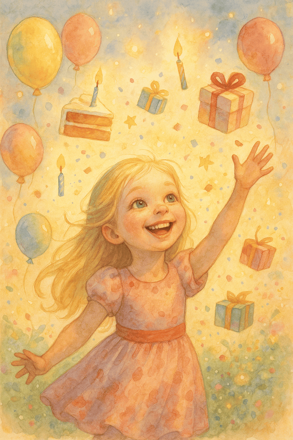 Magia di compleanno nellaria