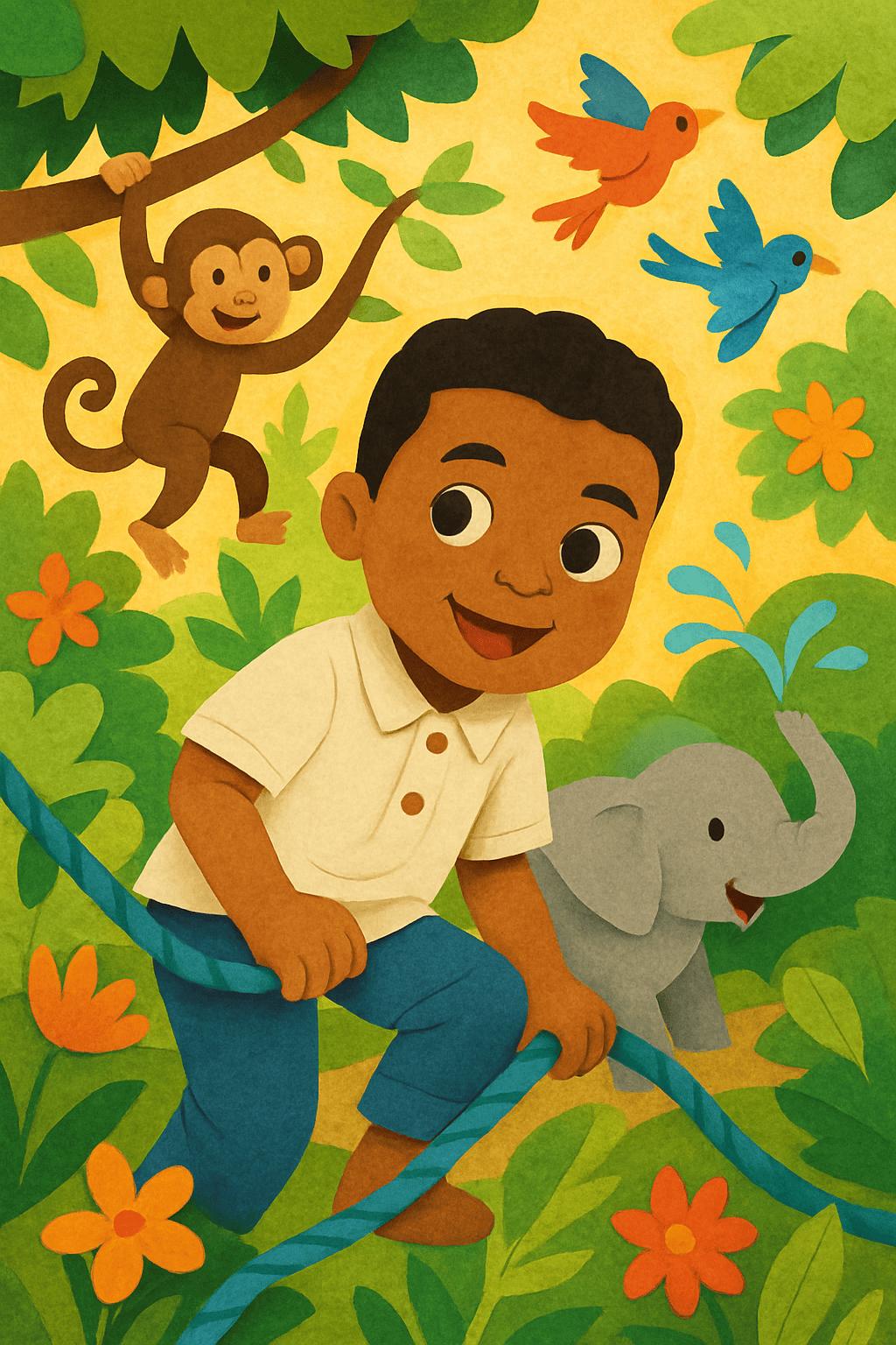 Illustrazione per Avventure tra gli animali