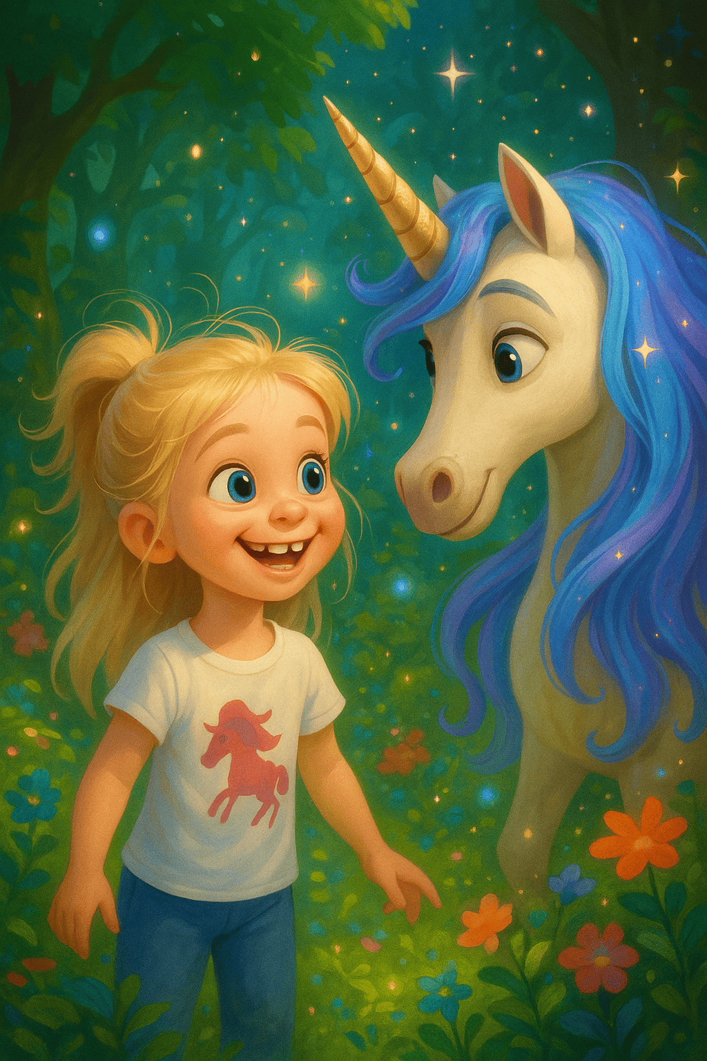 Illustrazione per Avventure magiche di unicorni