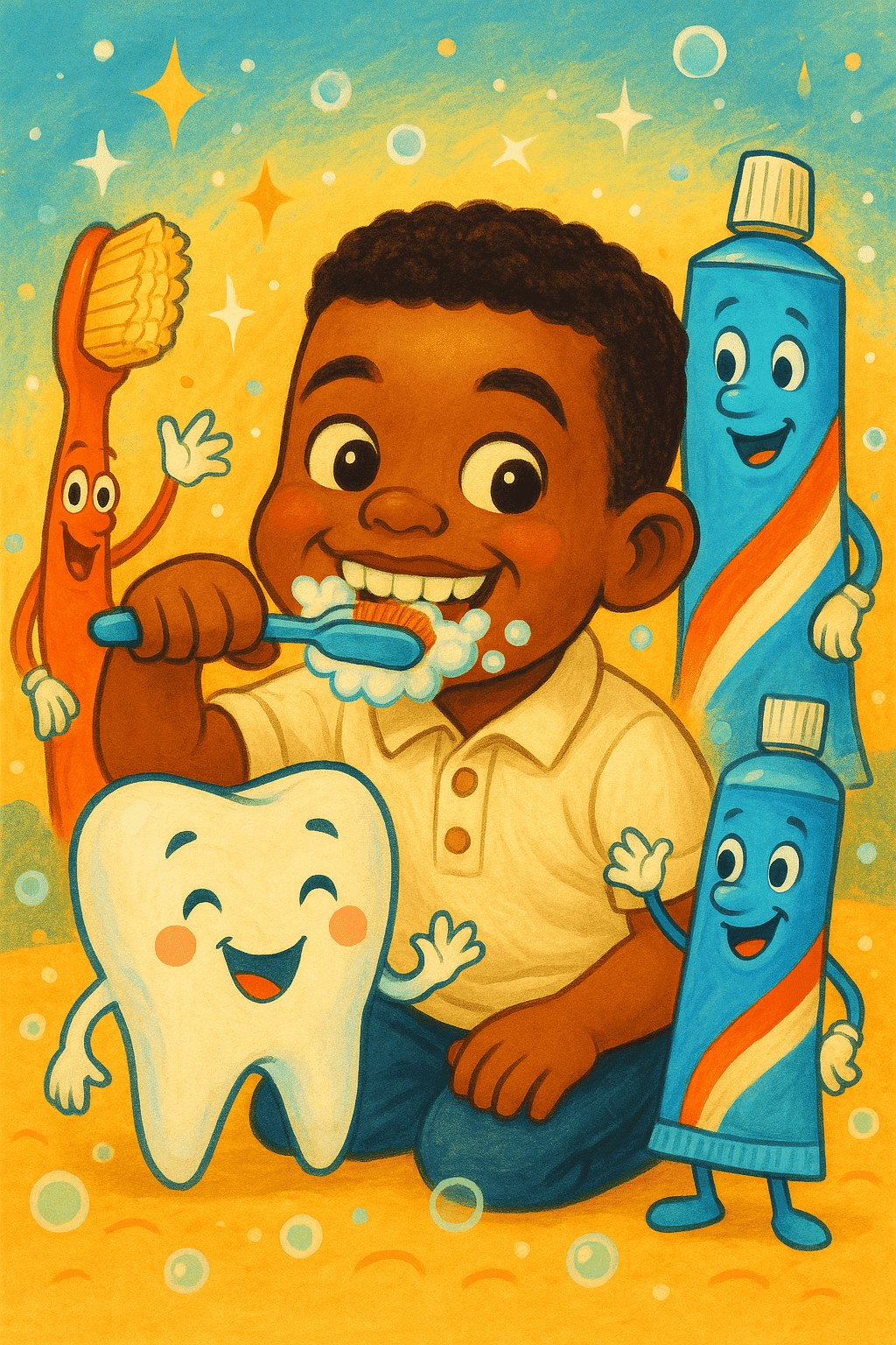 Avventure di pulizia per piccole denti