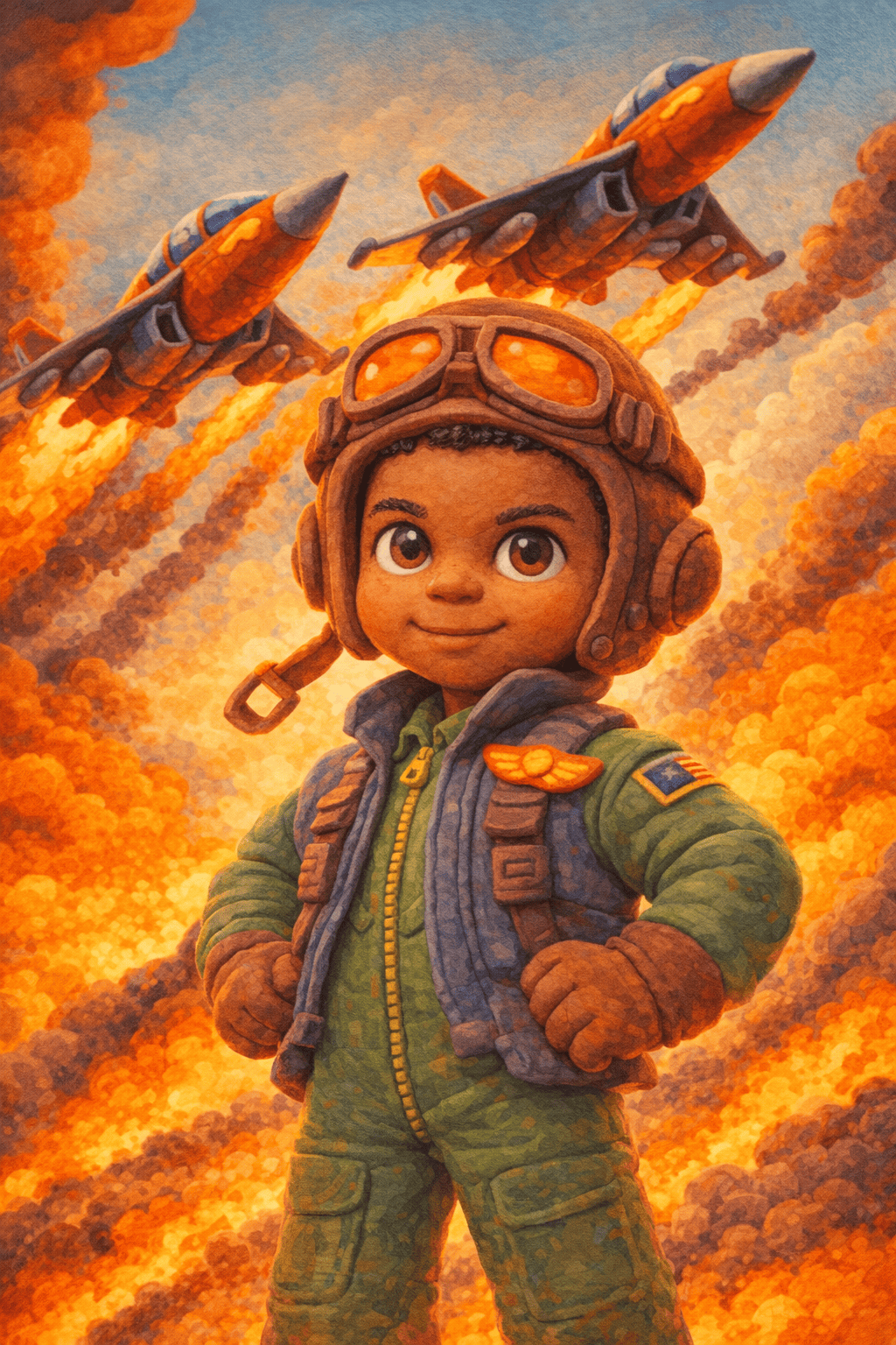 Caccia fiamme in missione